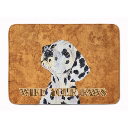 Carolines Treasures Dalmatian Wipe Your Paws Machine Washable Memory Foam Mat SS4892RUG
